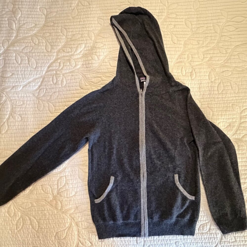 Patagonia Zip-Front Cashmere Hoodie
